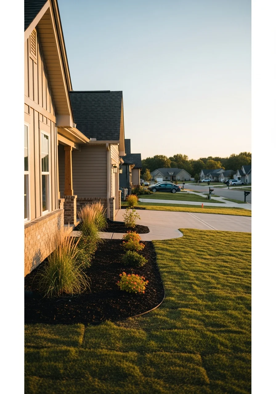 Springdale home exterior with updated finishes and professional landscaping.